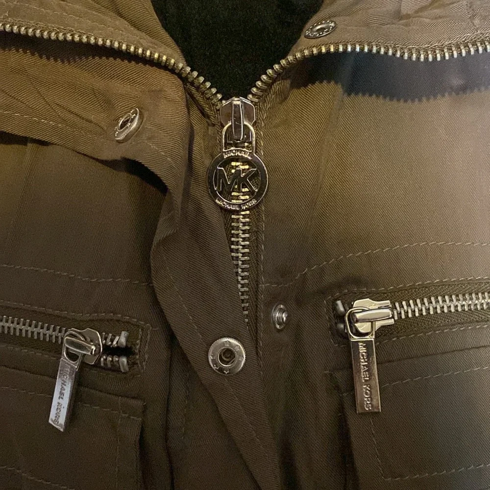 Michael Kors Cargo Vest with hood